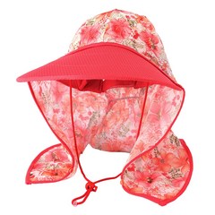 팸드님 꽃무늬 농사용 모자 농부썬캡 과수원 그늘막 모자
