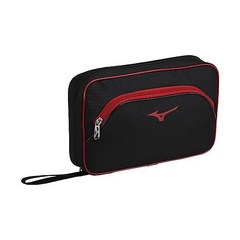 미즈노 탁구 라켓 케이스 운동 경량 컴팩트 스포츠 가방 데일리, black x red, 한 사이즈