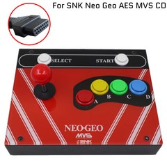 이지로 RAC-J600S-NEO 6 버튼 15 핀 아케이드 조이스틱 컨트롤러 삽화 패널 SNK Neo Geo AES MVS CD, 1개