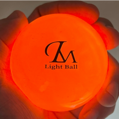 렌스메이트 LED 야광 형광 파크골프공 파크공 파크볼, 오렌지, 1개, 1개입