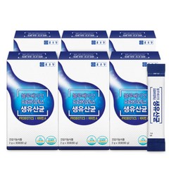 정품/블루베리맛 프로바이오틱스 생유산균 종근당 건강기능식품 1일1포, 60g, 6개