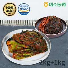 [여수농협] 여수돌산 갓김치 2kg+고들빼기1kg, 없음