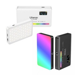 공식수입정품 정품 울란지 VIJIM RGB VL120 미니포켓 LED 조명 색온도 359칼라 조절가능 / 색상선택, 화이트 VL120RGB, 1개