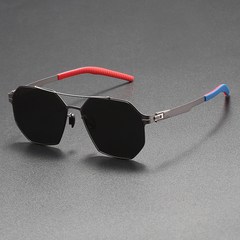 투브릿지 편광 선글라스 초경량 금속테 안경 티타늄 가벼운 하금테 아세테이트 a1