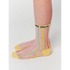 [BOBO CHOSES] 보보쇼즈 23SS 아동 양말 Color Stripes short socks 123AI018