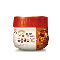 [제일제당] [CJ] 다담 국물떡볶이양념 530g*4개, 530g, 4개, 상세 설명 참조