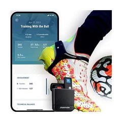 Playermaker Smart Soccer Tracker Analyzer 신체 및 기술 게임 활동 측정 iOS Android와 호환 축구 훈련 장비 사커비팟 싸커비 사커비, 대형 스트랩
