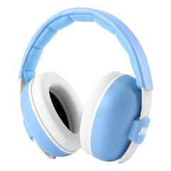 [Mumba] 어린이 방음귀마개 청력보호 유아용 소음방지 귀마개 3-24개월, 베이비블루