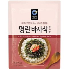청정원 명란맛 바사삭 김자반, 50g, 2개