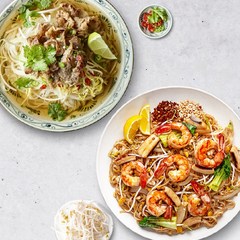 애슐리 타이 시푸드 팟타이 +우삼겹 듬뿍 베트남 쌀국수 (총 4인분)