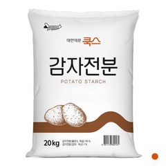 대한제분 곰표 쿡스 감자전분 20kg 대용량 중식 탕수육 업소용 튀김, 1개