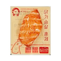 푸드원 냉동 훈제 닭가슴살 칠리맛, 60팩, 100g