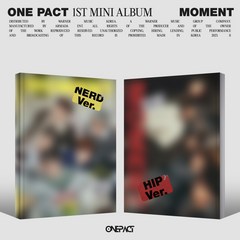 원팩트 (ONE PACT) 2종세트 / MOMENT 미니앨범 1집 (2종버전/VDCD7048)(예약)12/1발송예정