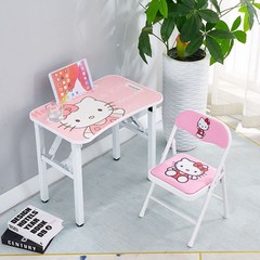 키티책상 의자 미니테이블 헬로키티 애니메이션 책상 아동용, 헬로키티 책상+의자