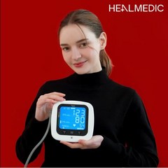 힐메딕 가정용 자동 전자 혈압계 혈압측정기 병원 손목 수동 휴대용 혈압기계 혈압기 의료기기, 1개
