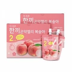 더존건강 한끼 곤약젤리 복숭아 150ml 10팩 2박스, 20개