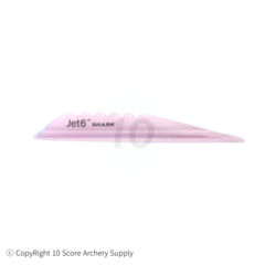 텐스코어 양궁 화살 Jet6 실내용 샤크깃 스핀깃 화살깃 검정색 4인치 분홍색 (50개), 왼손 (4인치), 1팩