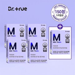 닥터트루 프리미엄 유기농 밀크씨슬 실리마린 밀크시슬 간건강 영양제, 30정, 5개