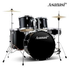 ASANASI 정품 5구 드럼세트 풀세트+의자+스틱 증정, 드럼색상선택