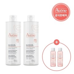 아벤느 [아벤느공식] 미셀라로션 클렌징 워터 400ml 2개+젠틀 토닝 로션 20ml 2개 증정