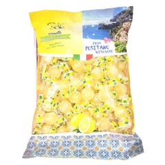 페를레디솔레 포지타노 레몬 캔디 750g + 뽁뽁이 포장 임산부 입덧사탕, 100개