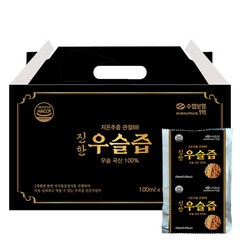 웰빙건강마을 전남함평 우슬즙 100ml 50포 국내산 유기농 우슬, 1포+100ml