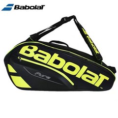 globalmodee 6개입 테니스가방 Babolat 바보랏 테니스숄더백 스포츠백, 형광옐로우