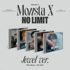 [5종 세트] 몬스타엑스 (MONSTA X) - 미니앨범 10집 : NO LIMIT [Jewel ver.]