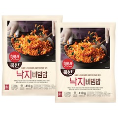 CJ비비고 낙지비빔밥, 410g, 2개