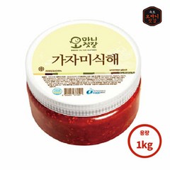 [오마니젓갈] 속초 수제젓갈 오마니 가자미식해 1kg, 1개