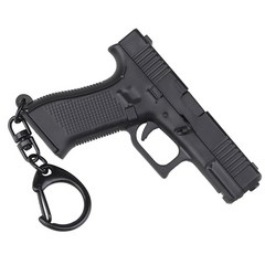 장난감 총 에어 소프트 너프 건 쓸데 쓸모 없는 선물 BB탄총 비비탄 권총 샷건 휴대용, 클래식 블랙