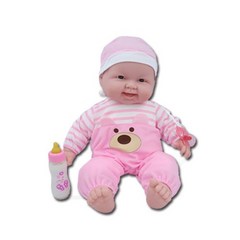 베렝구어 랏츠투쿠들 안아주세요 아기인형 긴팔 35016, 핑크옷/웃는표정