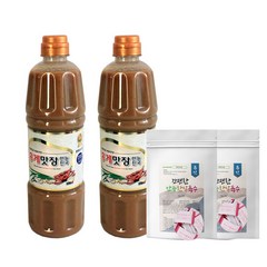 [류맛간장] 홍게맛장만능진국900ml 2병+간편한만능한알육수 4알 2봉지, 2개, 900ml