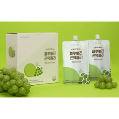 [100개 - 임박 상품 75%할인] 잇츠뷰티 젤루빠진 콜라겐 곤약젤리 130ml 5칼로리 10팩 (히알루론산 비타민c 알로에), 청포도(10팩) (유통기한: 2023-12-13)