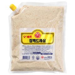 오뚜기 오쉐프 참깨드레싱 1kg, 5팩