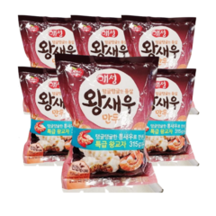 맛있는 동원F&B 개성 왕새우만두 315g, 6봉지, 6개