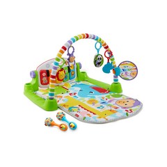 Fisher-Price 디럭스 킥 앤 플레이 피아노 체육관 및 마라카스, 그린