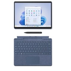 마이크로소프트 2022 서피스 프로9 노트북 13 + 키보드 + 슬림펜 2, 256GB, Sapphire(노트북), Sapphire(키보드), QEZ-00049/8X6-00113, 코어i5, WIN11 Home, 8GB