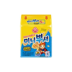 오뚜기 미니뿌셔 바베큐맛 5p, 275g, 6개