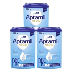 압타밀 프로누트라 프레 분유 800g x 3 독일 0-3개월 아기 Aptamil Pronutra
