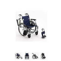알루미늄 휠체어 11.3kg - 경량휠체어 KRT-3_미키코리아메디칼, KRT-3, 1개