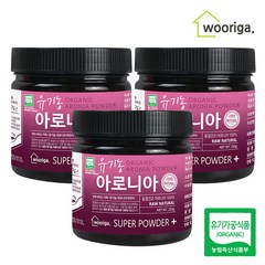 우리가스토리 유기농 아로니아 분말 250g, 3통