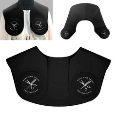 루시피 바버샵 실리콘 넥셔터 (블랙) 중량안정 어깨보 어깨패드 커트보고정 본주어깨보, 1개, 블랙