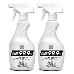 생활공식 살균 99.9 % 다목적클리너 500ML, 2개