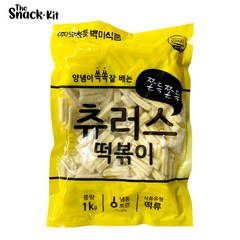 맛찬들 백미 쫀득쫀득 츄러스 밀떡볶이 1kg (냉동) 밀떡 떡볶이떡, 1봉