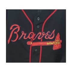 애틀랜타 브레이브스 2023 공식 MLB FANATICS 야구팀 저지 톨 블랙 새 상품