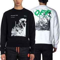 OFF-WHITE 오프화이트 19FW 맨투맨 OMBA025F19E30013 슬림핏