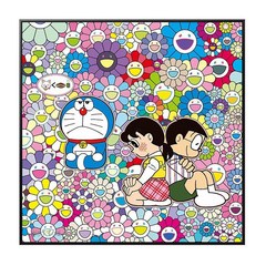 무라카미다카시 액자 팝아트 인테리어 그림 그리기, 블랙 L자형 프레임 (직접 그려야 함), 201022, 1개