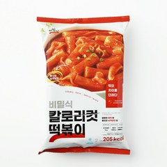 비밀식 칼로리컷 떡볶이 1세트 (203g x 2개입), 2개, 203g