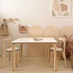 [맘스보드] 맘스니노책상+의자2개세트 / 유아 어린이 자석 칠판 의자 테이블, 단일옵션